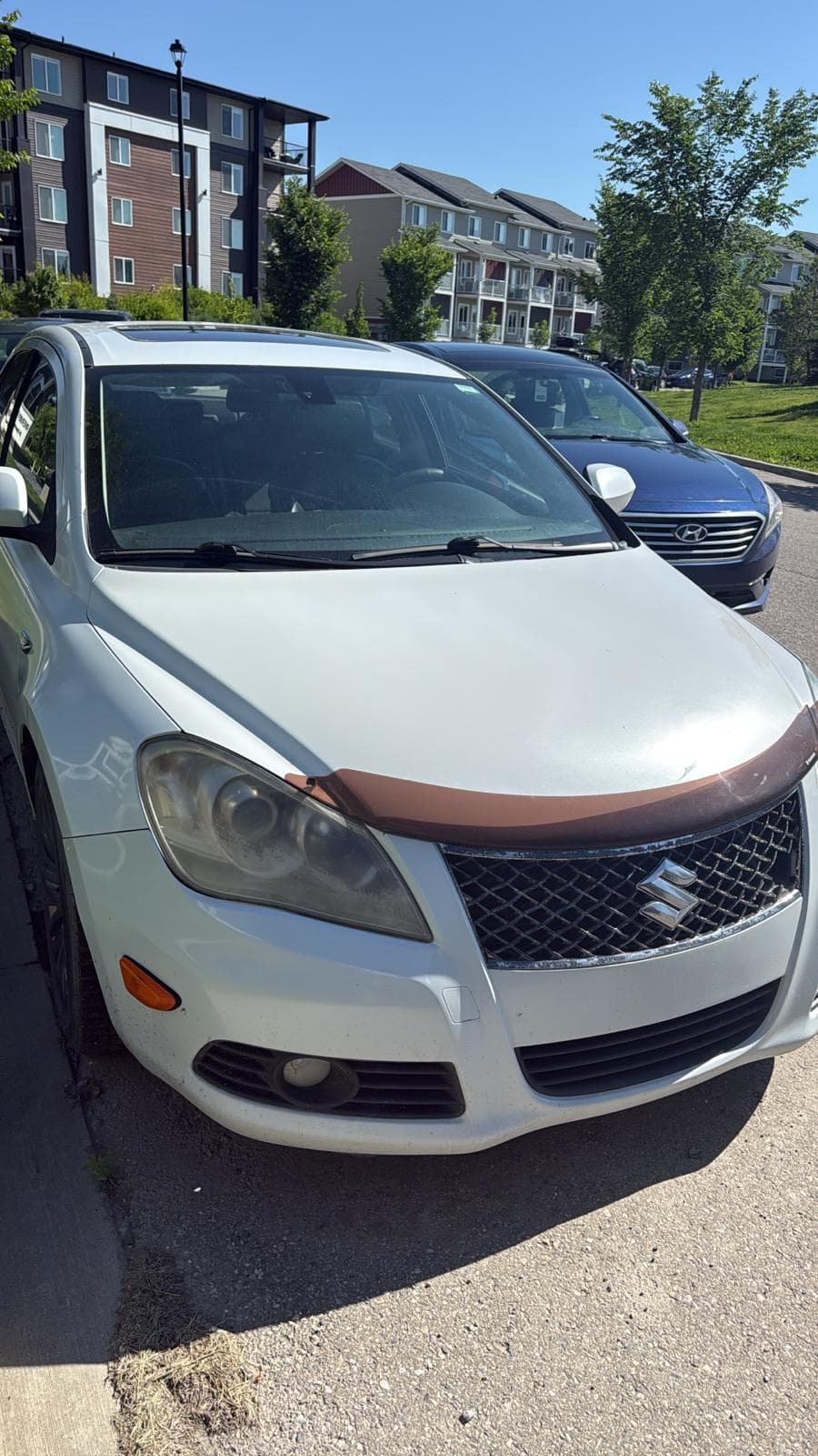 Vehicle prepared for scrap and salvage pickup